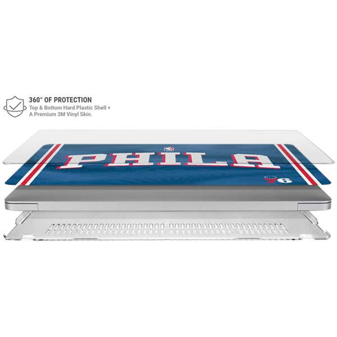 NBA Philadelphia 76ers Jersey MacBook Air 15in (2023-2025) Case plus Skin